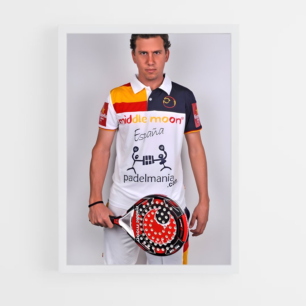 Poster Smash and Serve – affiche Padel (vue 3)